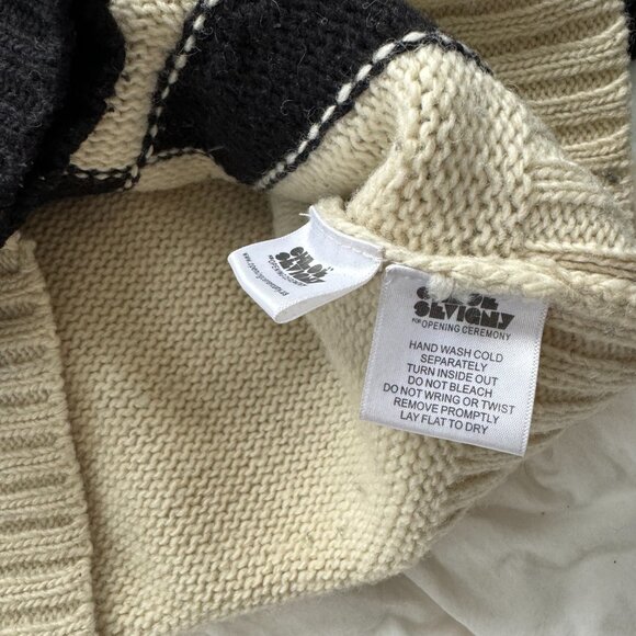 Chloe Sevigny for Opening Ceremony checkered wool sweater - Picture 3 of 3